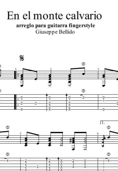 En el monte calvario