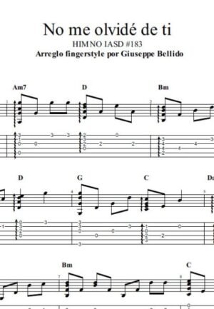 No me olvide de ti | Himno 183